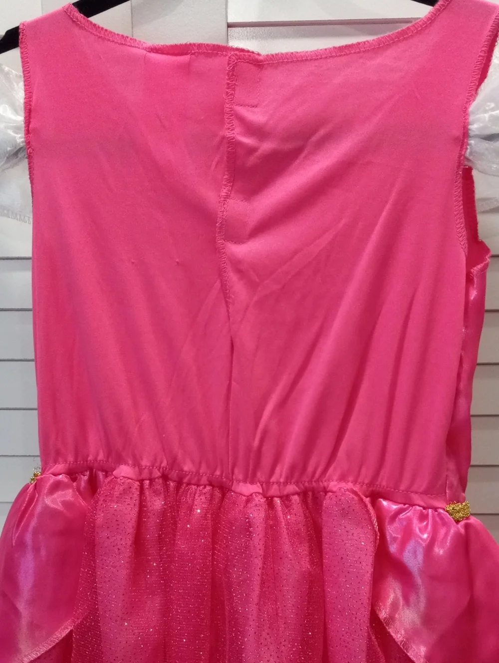 Disney Sleeping Beauty Pink and Gold Princess Dress Costume - Picture 9 of 16